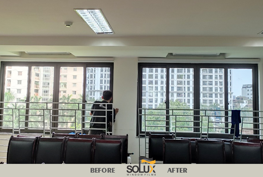 Dán kính cách nhiệt văn phòng Solux