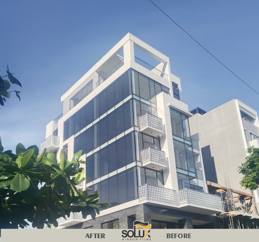 Dán phim chống nắng kính nhà Solux
