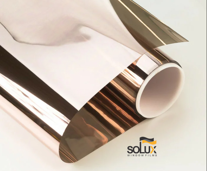 Solux SR Bronze 15 - Phim phản quang màu nâu sáng nhìn 1 chiều 7 Solux SR Bronze 15