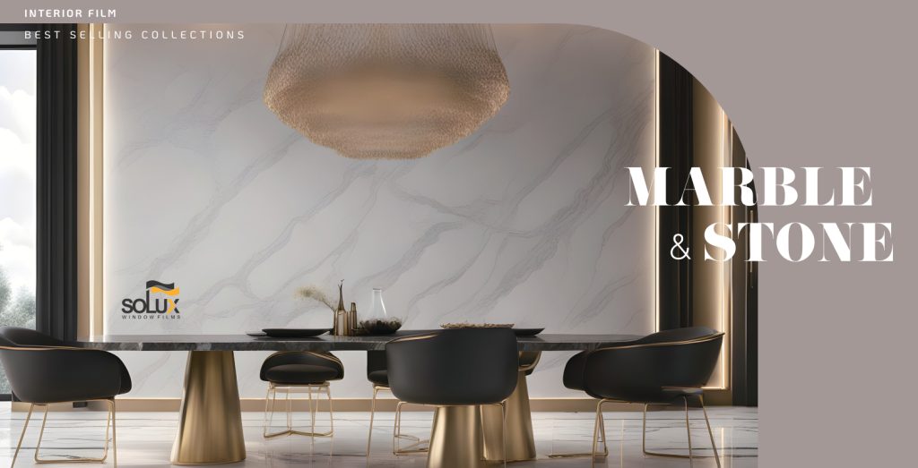 Solux phim nội thất vân đá Marble and Stone