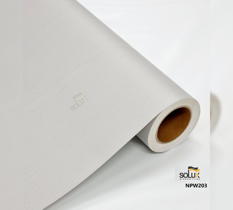 Phim nội thất gỗ phủ sơn màu xám lông chuột Solux NPW 203