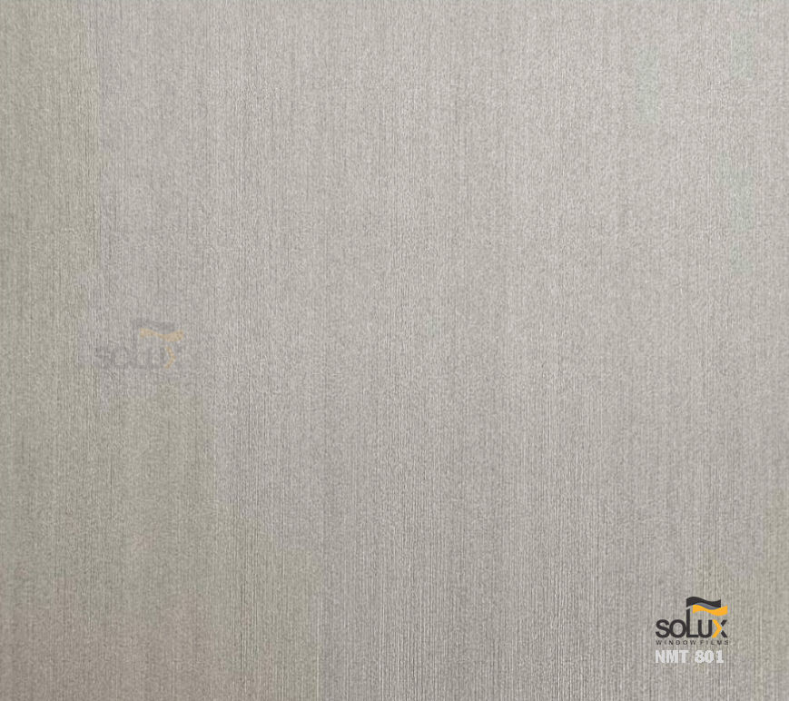 Mẫu film nội thất vân xước kim loại Solux NMT 801