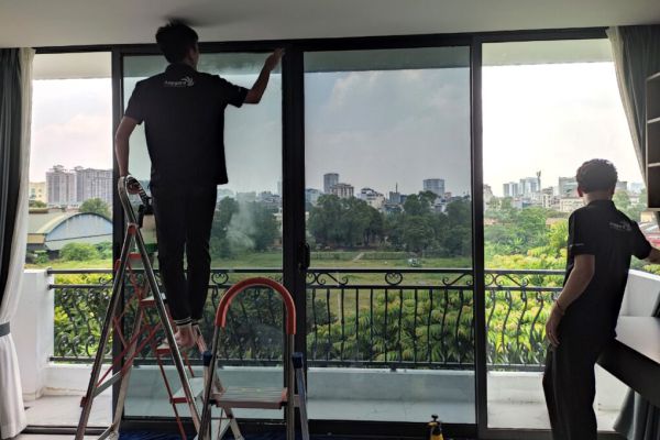 Dán kính chống nóng chung cư, Phim cách nhiệt cho Chung cư, Căn hộ